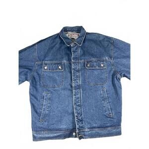 Echo Jeans Men's XL Heavy Denim Blue Jacket Y2K